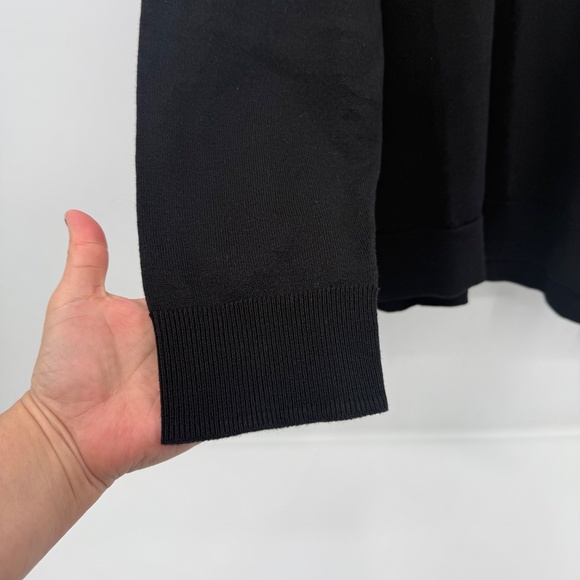 Old Navy Sweater Men XXLT NEW Solid Black Knit Pullover Long Sleeve Crew Neck - Picture 2 of 9